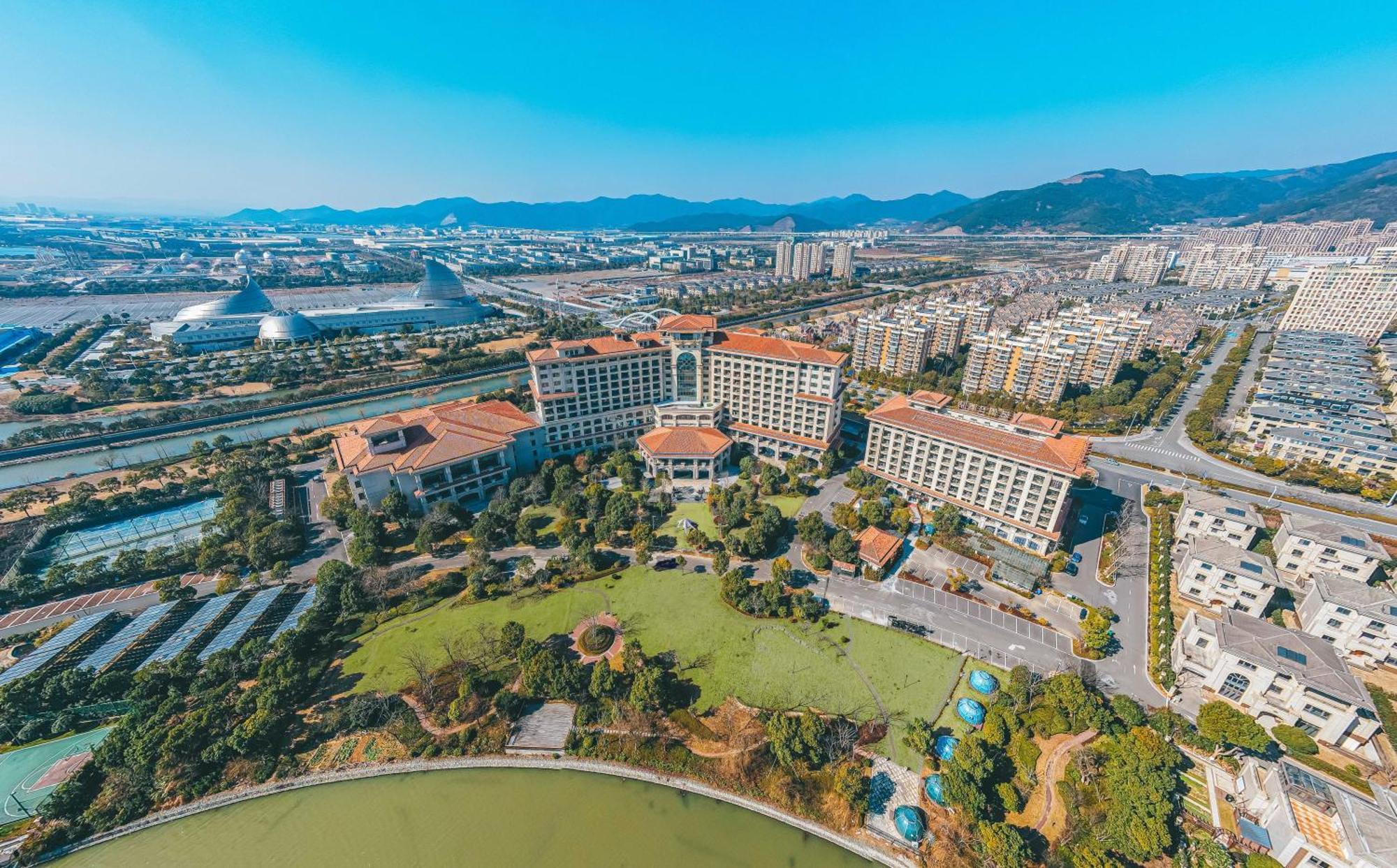Doubletree By Hilton Ningbo - Chunxiao Otel Dış mekan fotoğraf